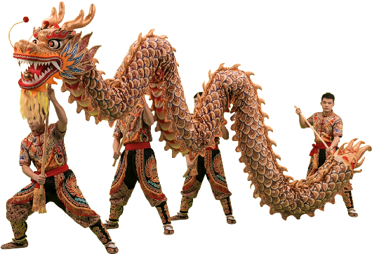 dragon chino danzando